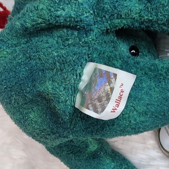 TY Beanie Babies 1999 WALLACE TEDDY Bear retired vintage TOY BD 1-25-99 - Picture 6 of 8